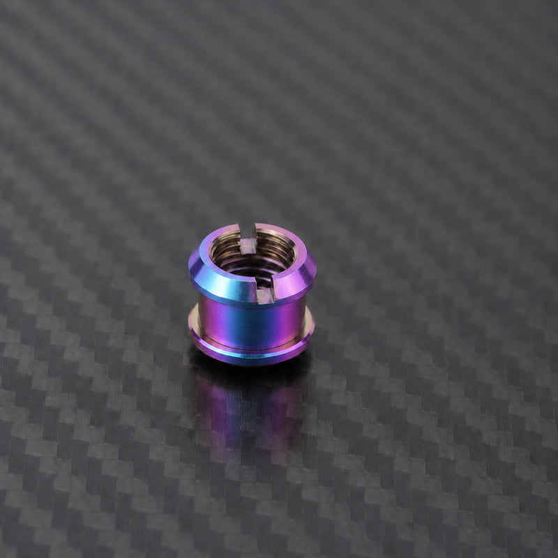 M8 x 10 Titanium Double Chainring Bolt Set - Candy Gloss
