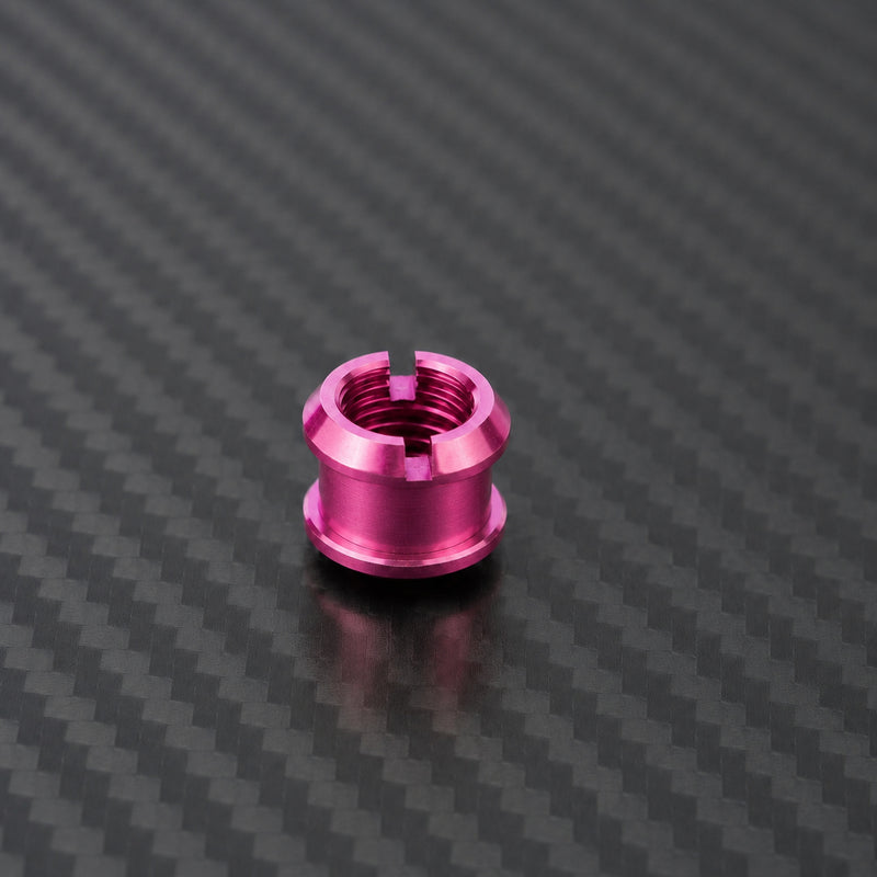 M8 x 10 Titanium Double Chainring Bolt Set - Champagne Pink