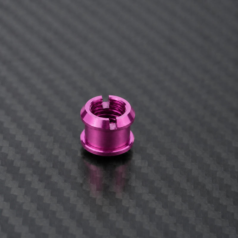 M8 x 10 Titanium Double Chainring Bolt Set - Magenta