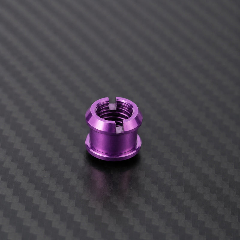 M8 x 10 Titanium Double Chainring Bolt Set - Purple