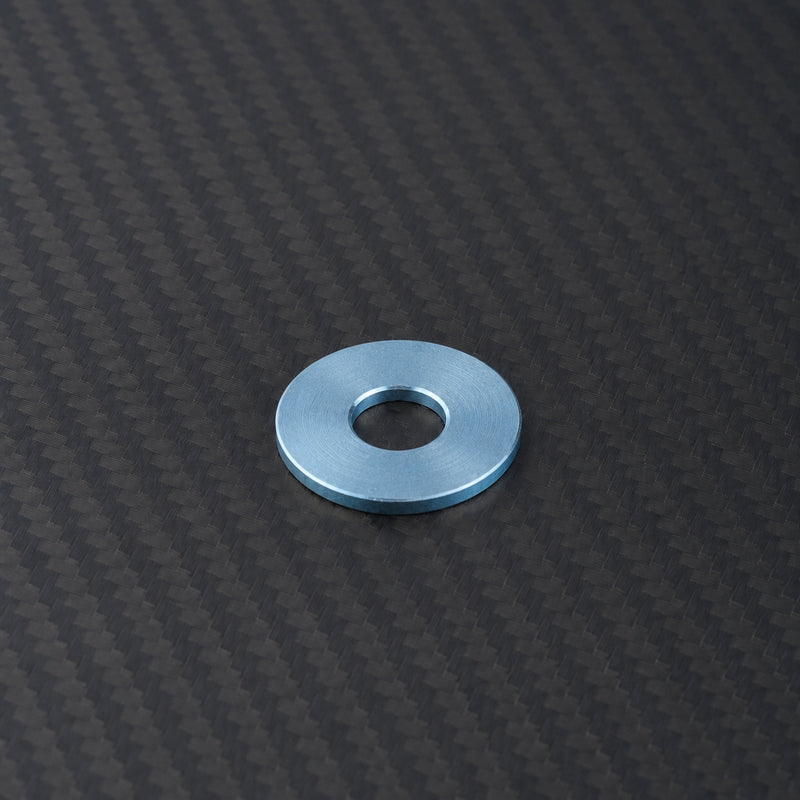 M5 Titanium Flat Washer - Ice Blue