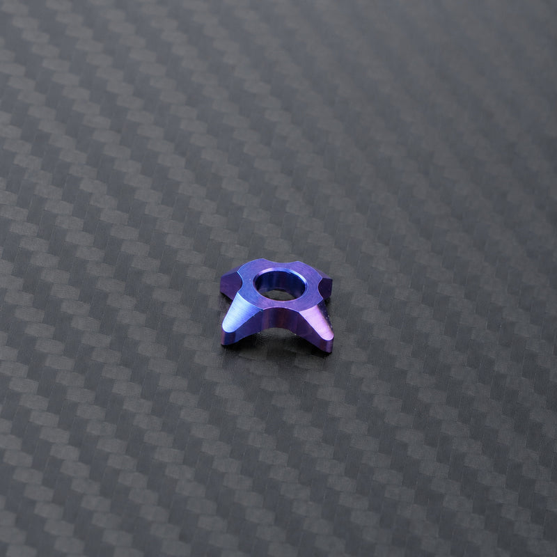 Shimano Direct Mount Front Derailleur Titanium Fixing Bolt - Blue Purple