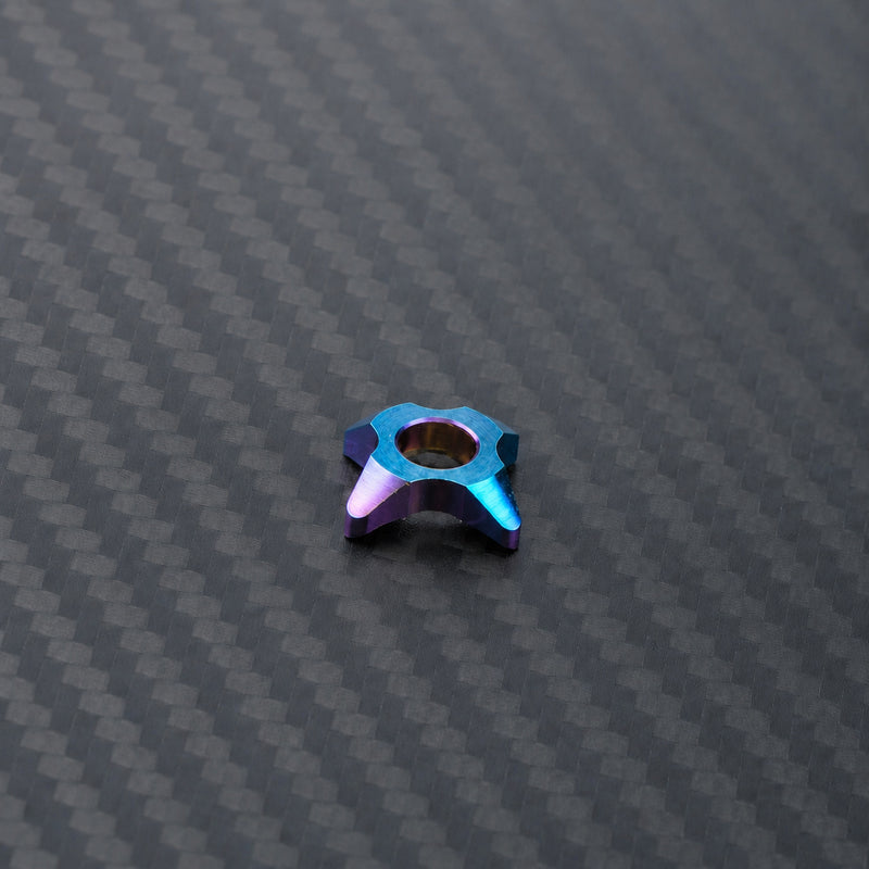 Shimano Direct Mount Front Derailleur Titanium Fixing Bolt - Burnt Blue