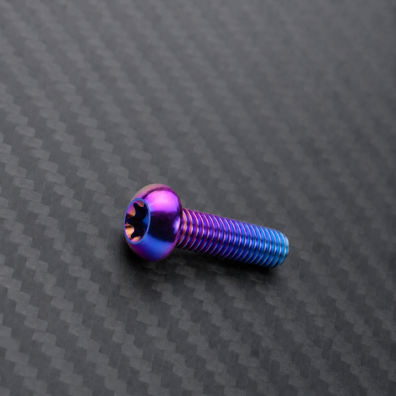 M5 Titanium Bottle Cage Bolt Set (12mm) - Candy Gloss