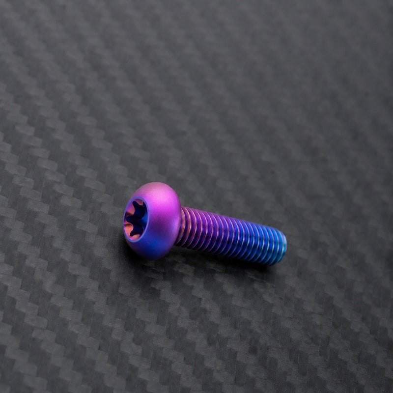 M5 Titanium Bottle Cage Bolt Set (12mm) - Candy Matte
