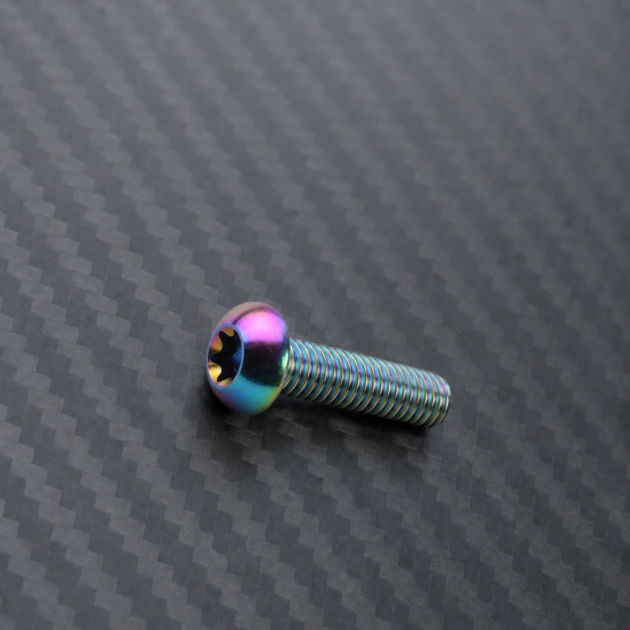 M8 Titanium Button Head Bolt – Rainbow