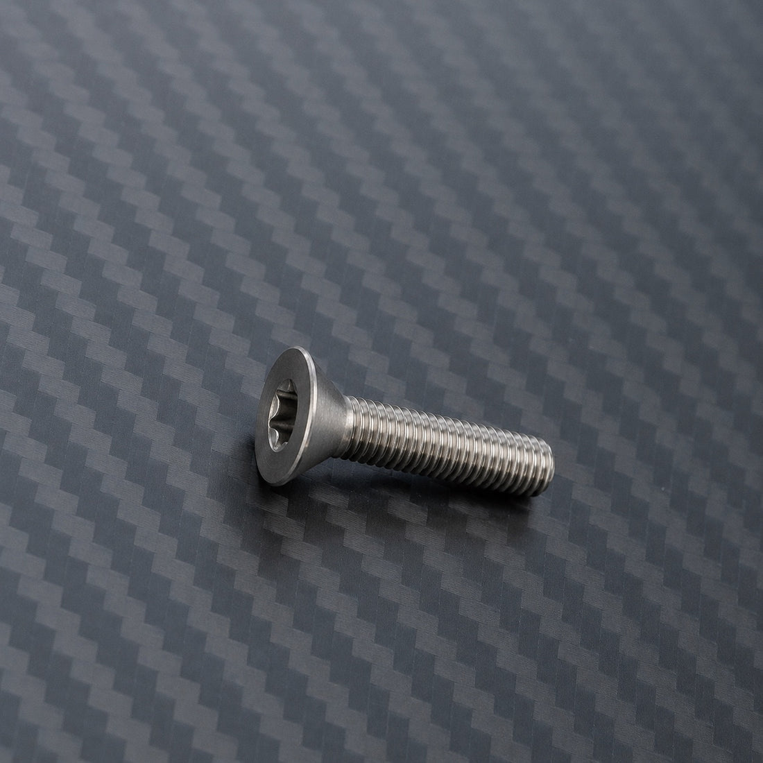 M8 Titanium Countersunk Bolt – Raw Titanium