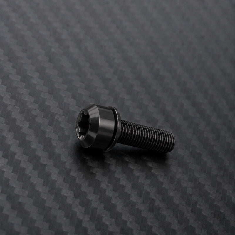M5 Titanium Stem Bolt Kit (6pcs, 18mm) - Raw