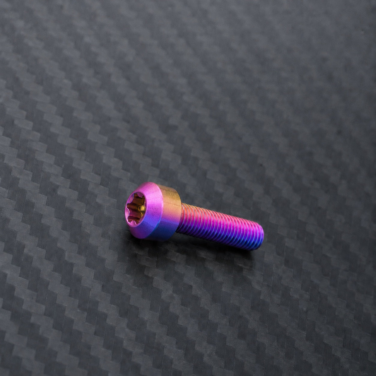M10 Titanium Dome Head Bolt – Pitch 1.5 – Candy Matte