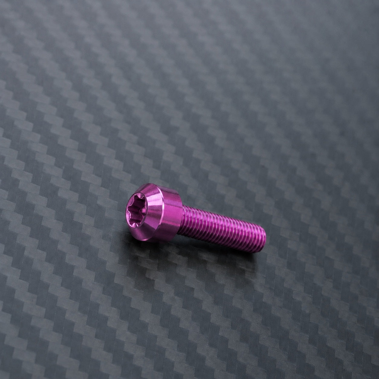 M10 Titanium Dome Head Bolt – Pitch 1.5 – Magenta