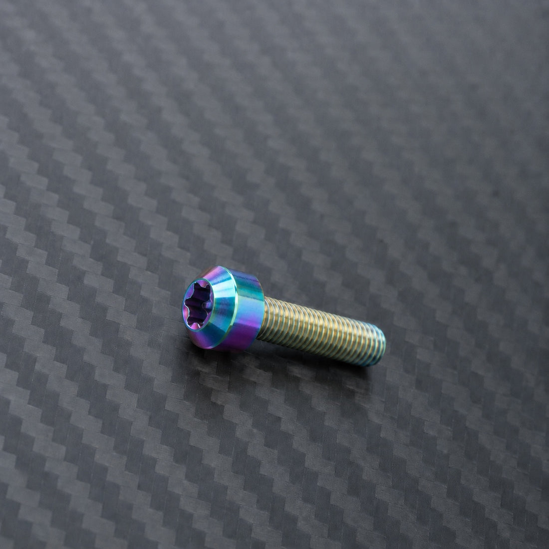 M10 Titanium Dome Head Bolt – Pitch 1.5 – Rainbow