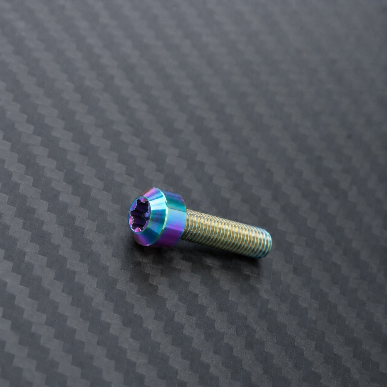 M10 Titanium Dome Head Bolt – Pitch 1.5 – Rainbow