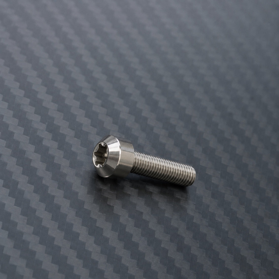 M10 Titanium Dome Head Bolt – Pitch 1.5 – Raw Titanium