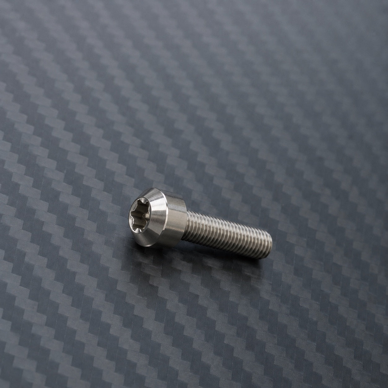 M10 Titanium Dome Head Bolt – Pitch 1.5 – Raw Titanium