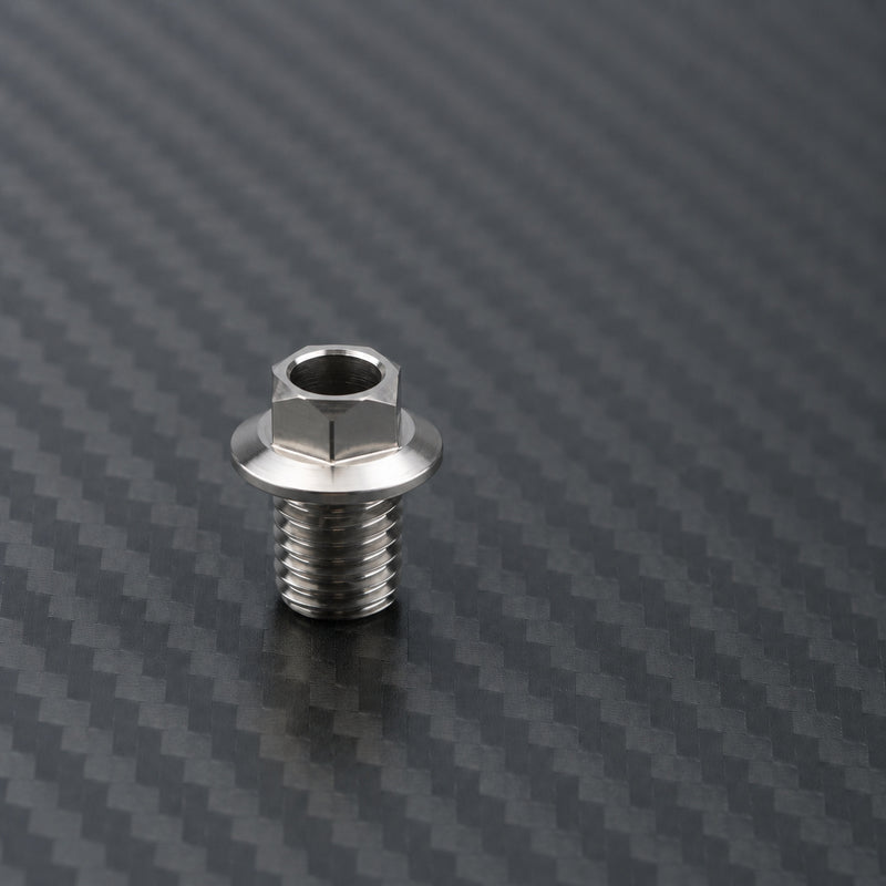 Titanium Brake Hose Bolt M9 Coarse for Shimano Road - Raw Titanium