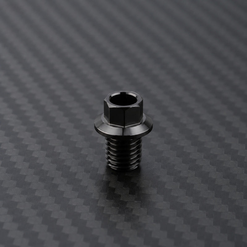 Titanium Brake Hose Bolt M9 Coarse for Shimano Road - Black