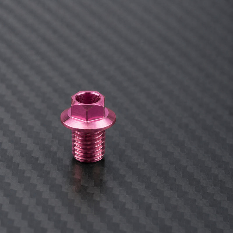 Titanium Brake Hose Bolt M9 Coarse for Shimano Road - Champagne Pink