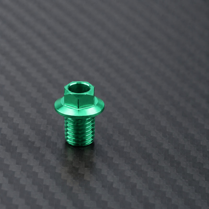 Titanium Brake Hose Bolt M9 Coarse for Shimano Road - Green