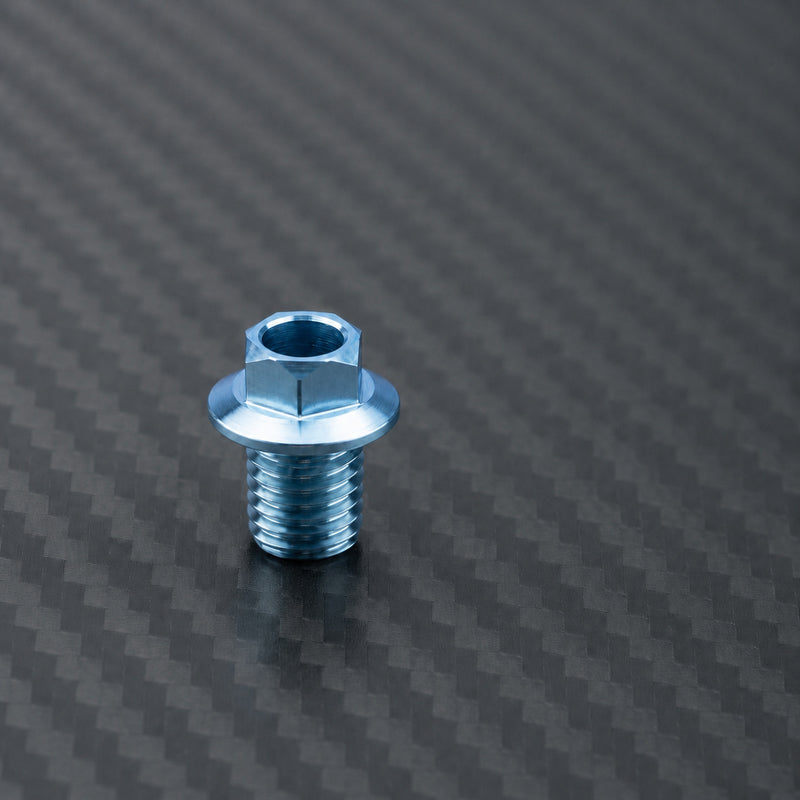 Titanium Brake Hose Bolt M9 Coarse for Shimano Road - Ice Blue