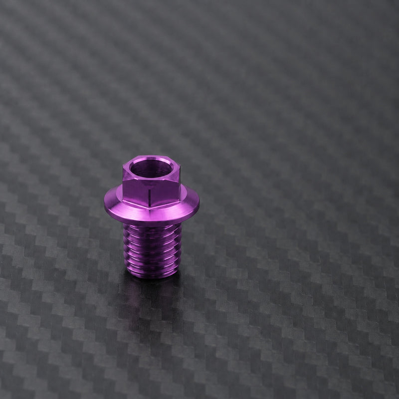 Titanium Brake Hose Bolt M9 Coarse for Shimano Road - Purple