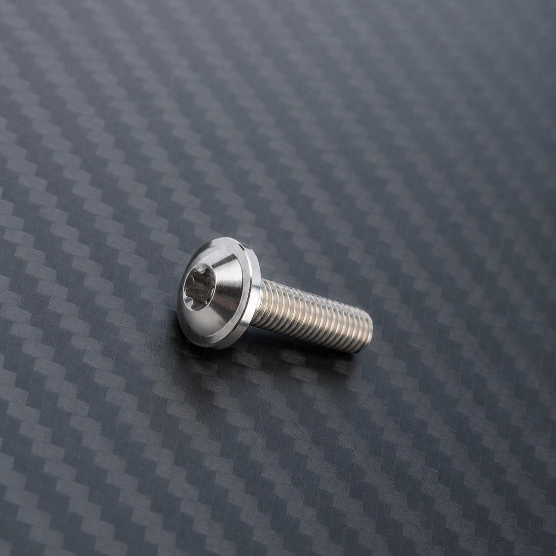 M10 Titanium Flanged Button Head Bolt – Pitch 1.5 – Raw Titanium