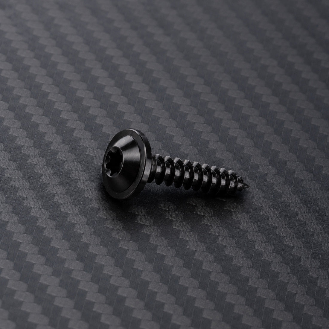 M6 Titanium Flanged Button Head Self-Tapping Screw – Raw Titanium