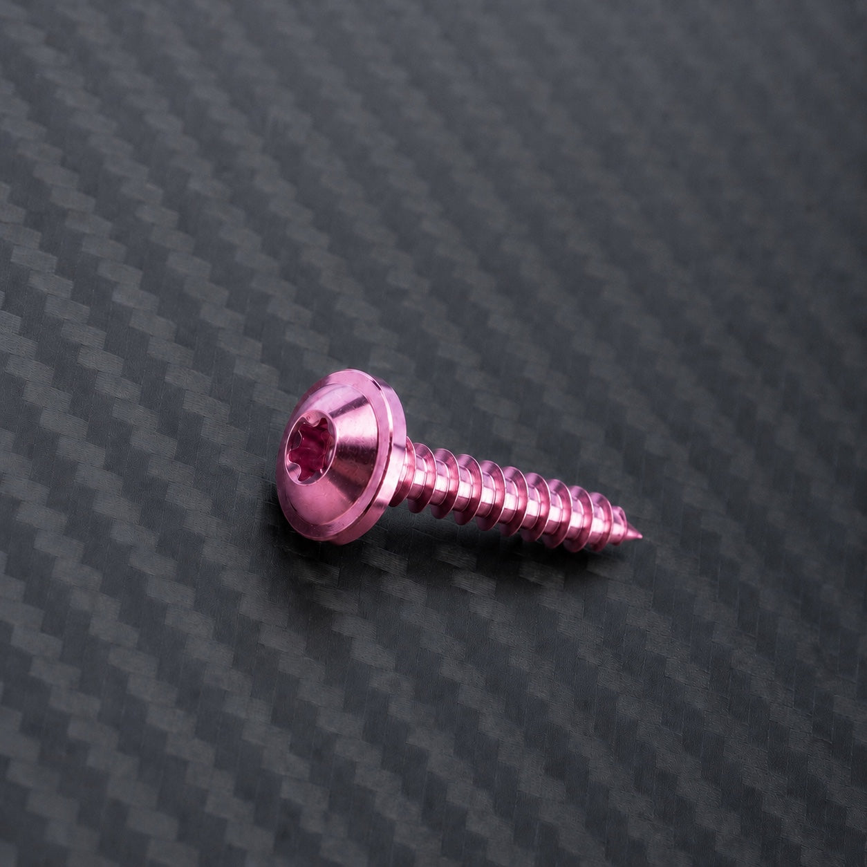 M6 Titanium Flanged Button Head Self-Tapping Screw – Champagne Pink