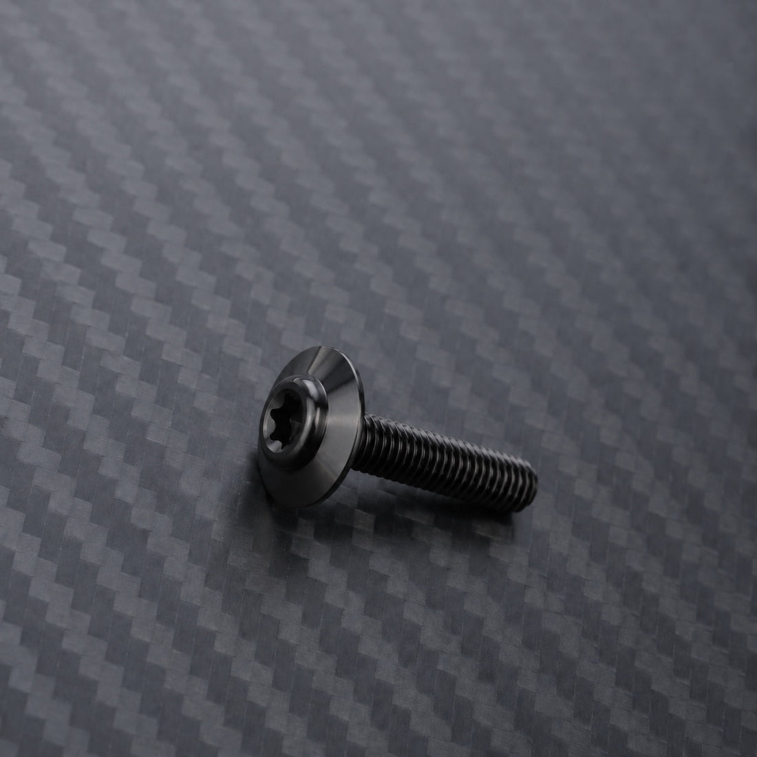 M6 Titanium Large Flange Button Head Bolt – Raw Titanium