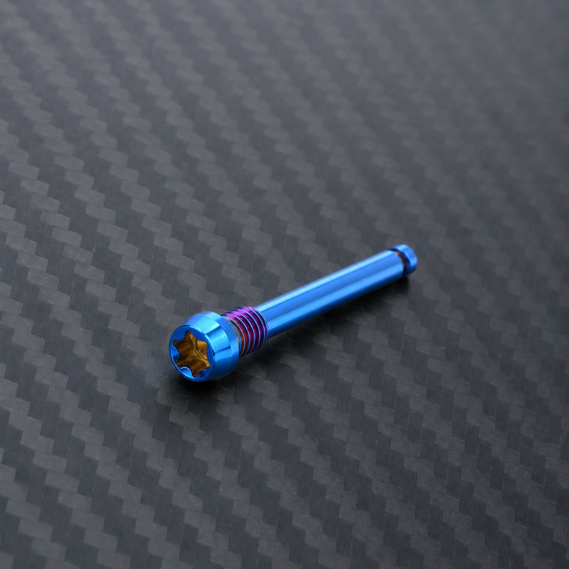 Titanium Brake Pad Retaining Pin for SRAM - Burnt Blue