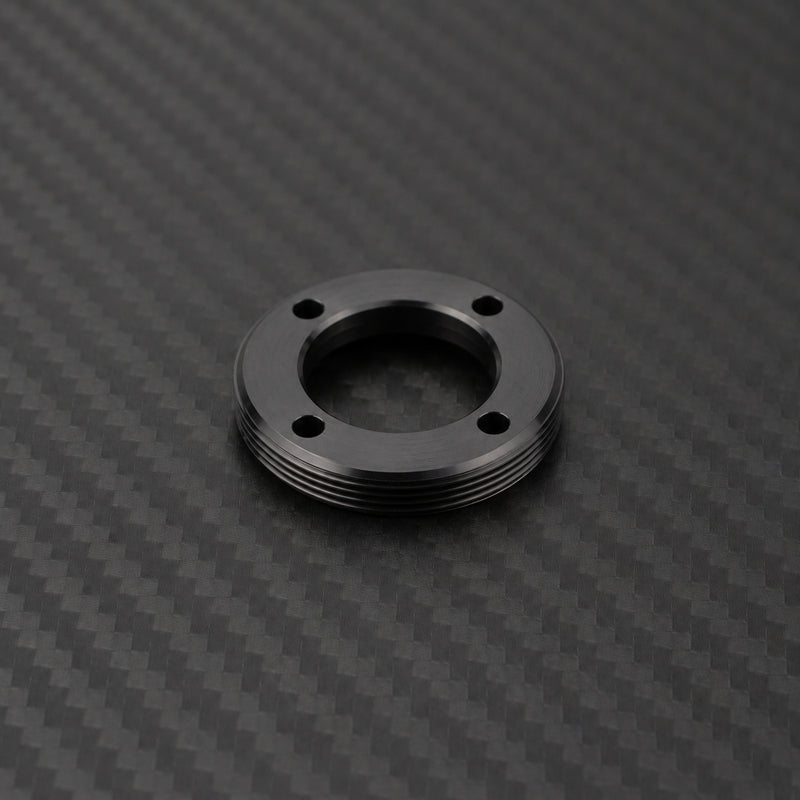 SRAM Titanium DUB Crank Cap & 8-Bolt Spider Hardware - Raw Titanium