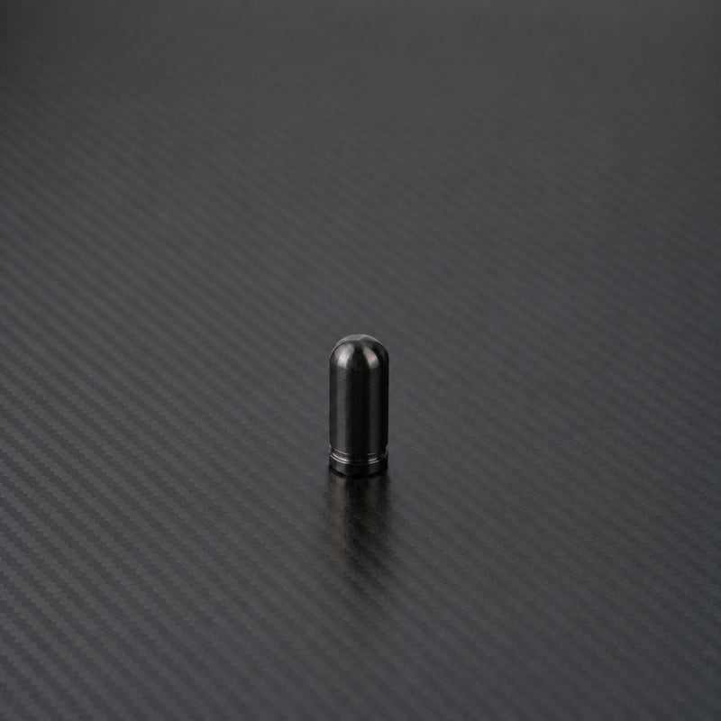 Titanium Valve Caps - Raw