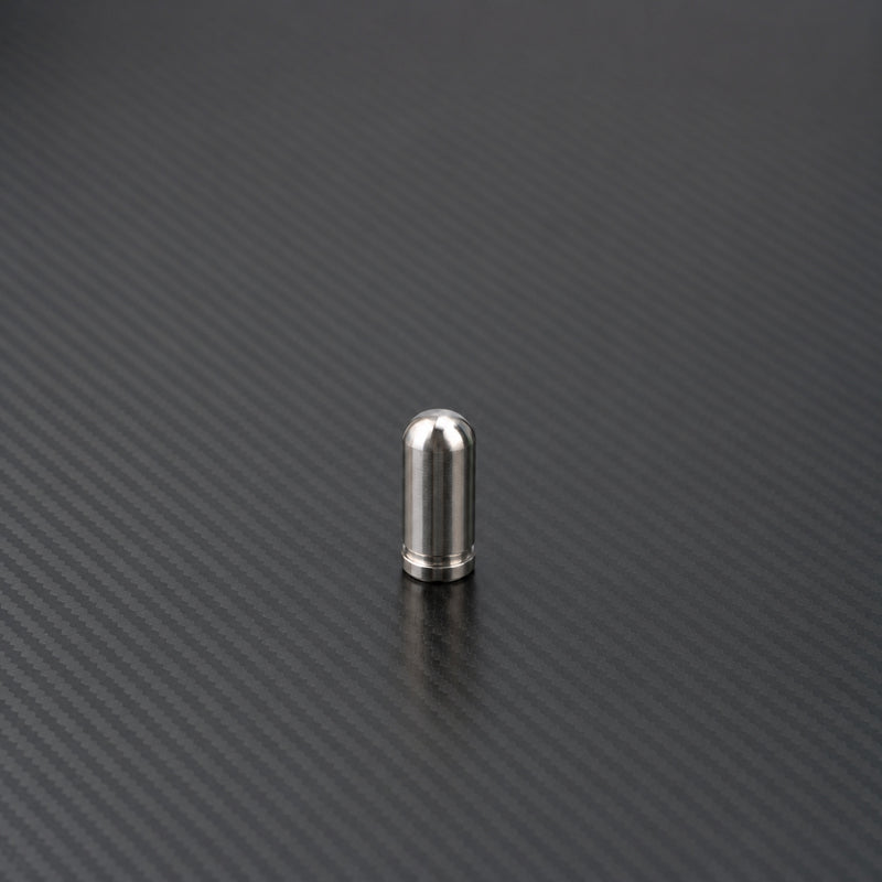 Titanium Valve Caps - Raw