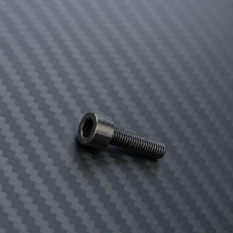 M6 Titanium Headset Top Cap Bolt - Socket Cap - Raw