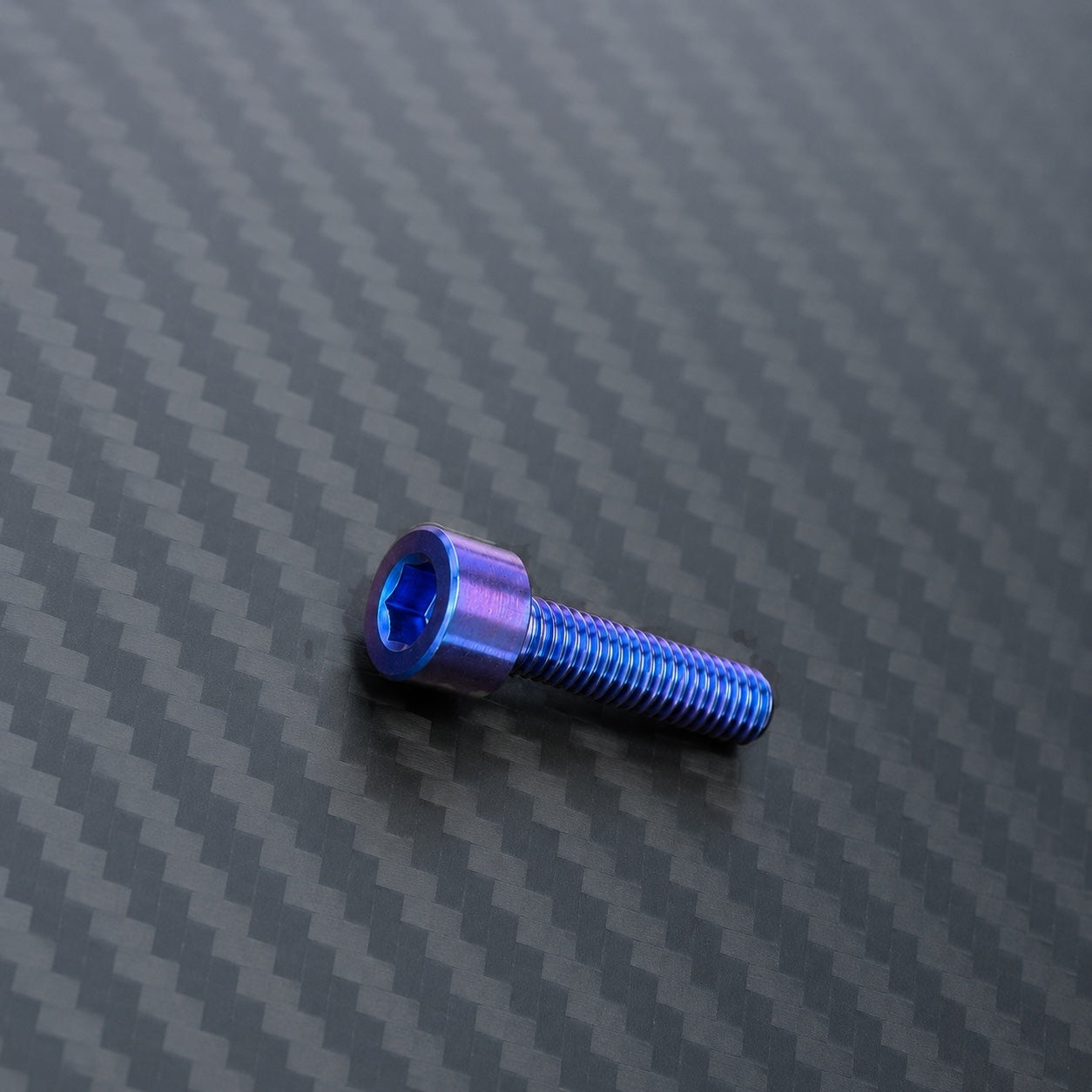 M10 Titanium Socket Cap Bolt – Pitch 1.5 – Blue Purple