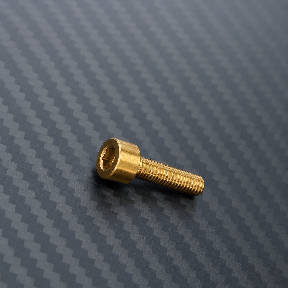 M10 Titanium Socket Cap Bolt – Pitch 1.5 – Gold