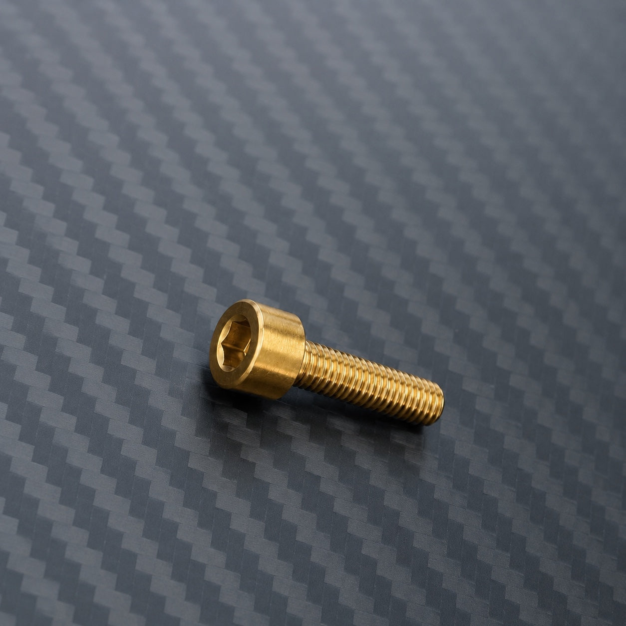 M10 Titanium Socket Cap Bolt – Pitch 1.5 – Gold