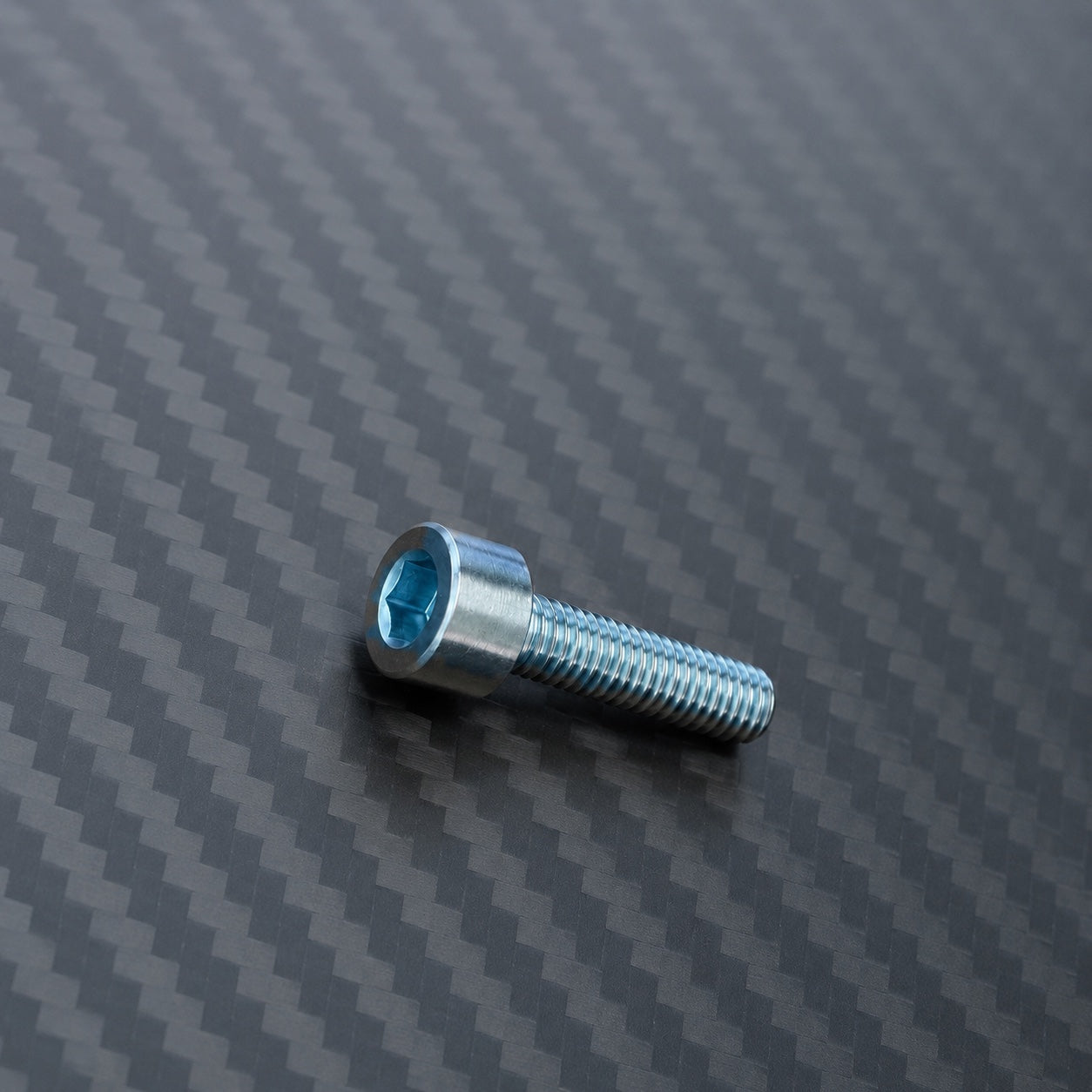 M10 Titanium Socket Cap Bolt – Pitch 1.5 – Ice Blue