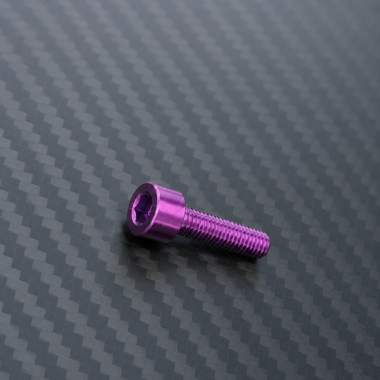 M10 Titanium Socket Cap Bolt – Pitch 1.5 – Purple