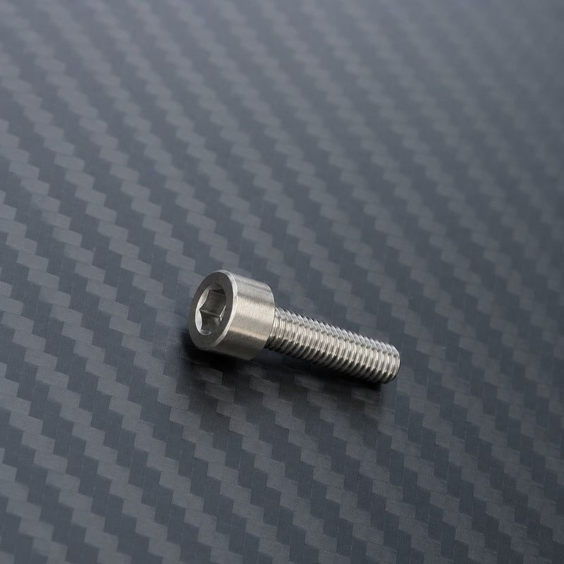 M6 Titanium Headset Top Cap Bolt - Socket Cap - Raw