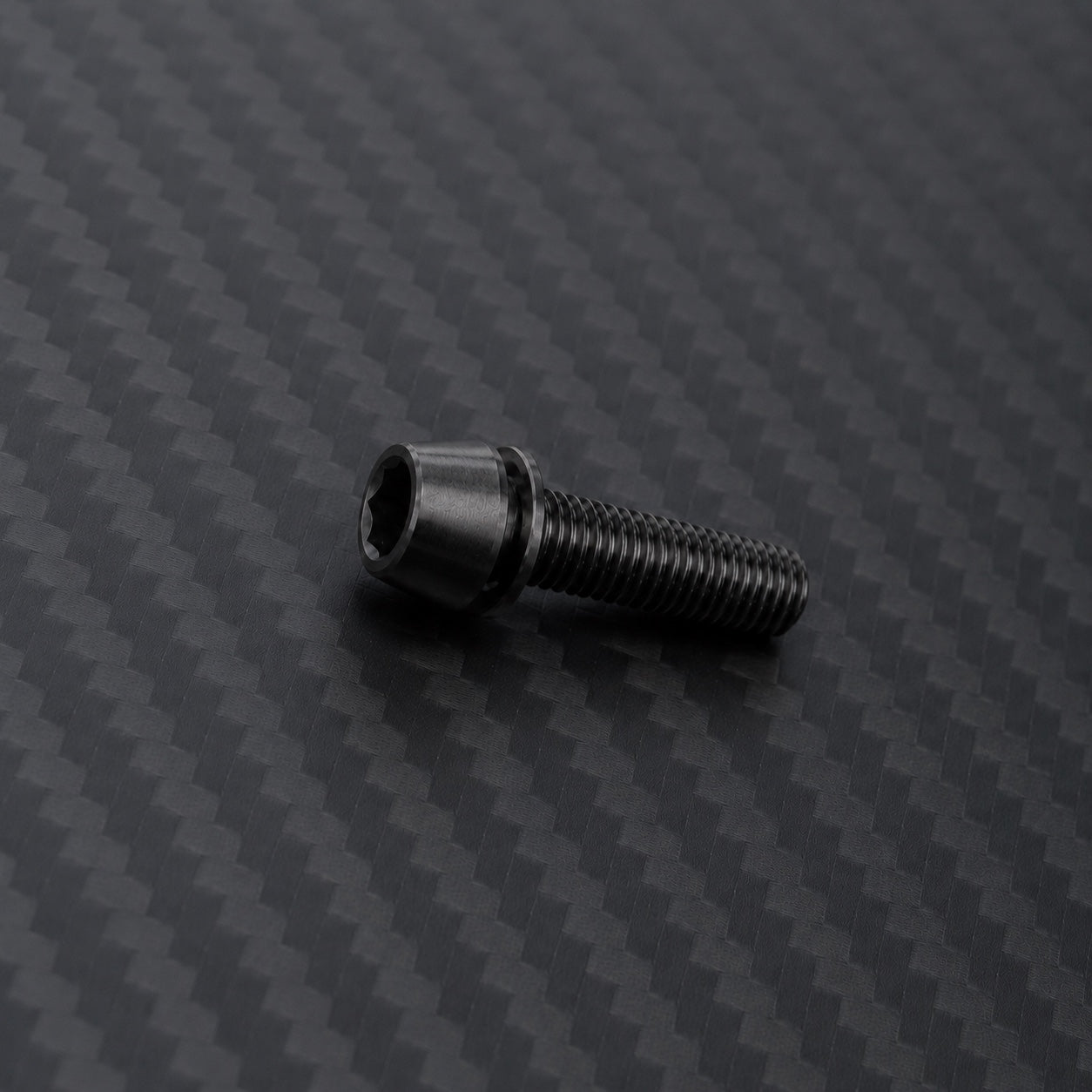 M5 Titanium Tapered Socket Cap Bolt – With Washer – Black