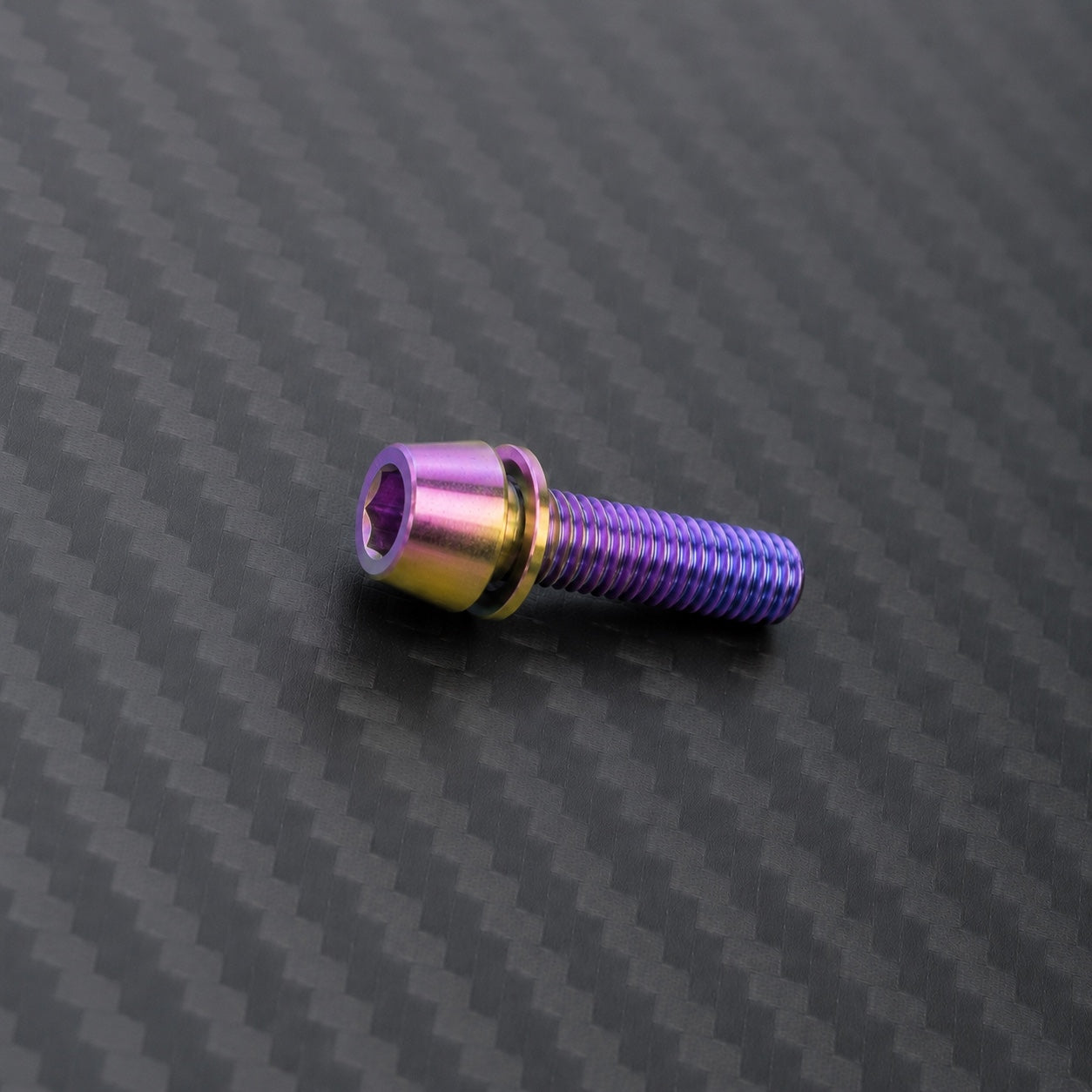 M5 Titanium Tapered Socket Cap Bolt – With Washer – Candy Gloss