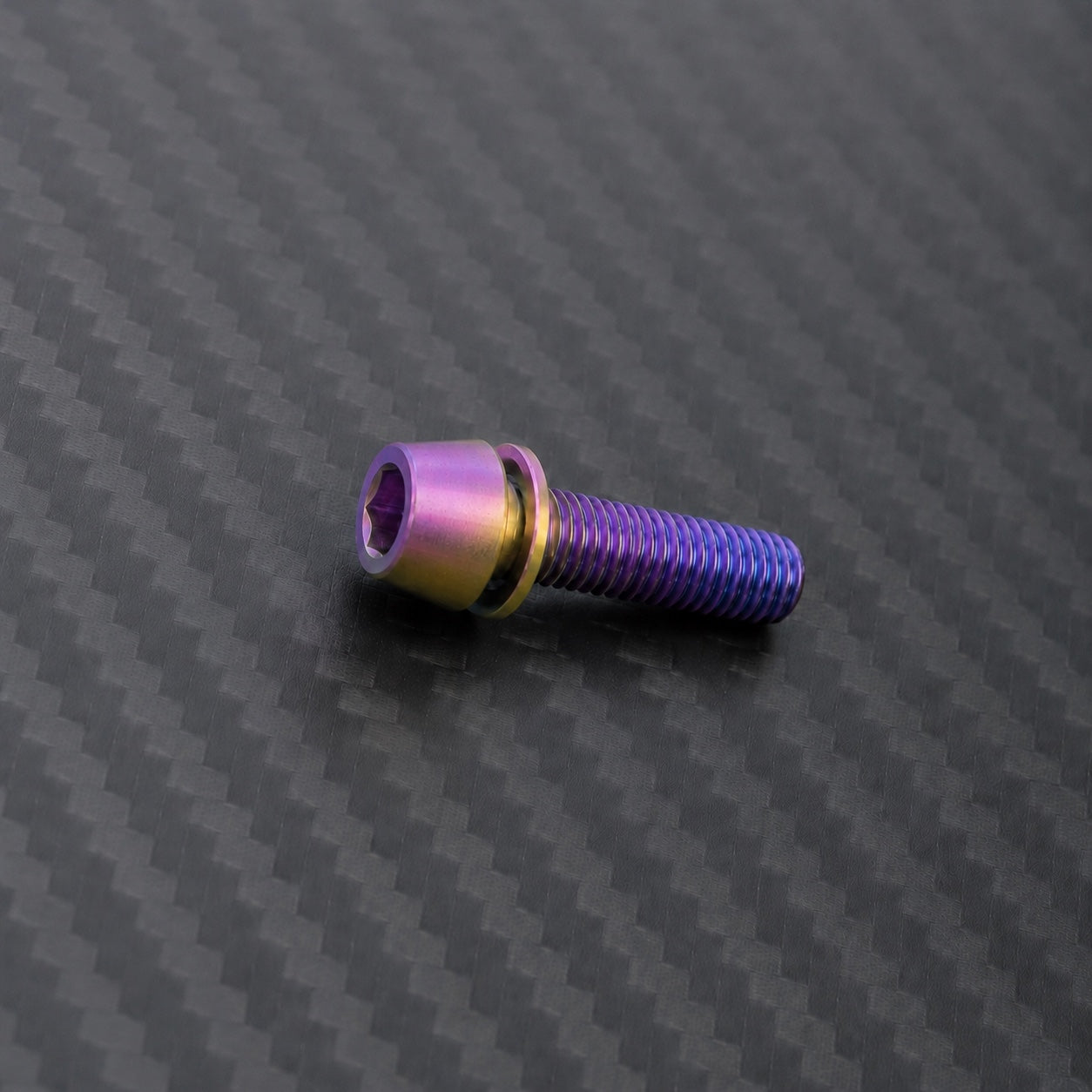 M5 Titanium Tapered Socket Cap Bolt – With Washer – Candy Matte