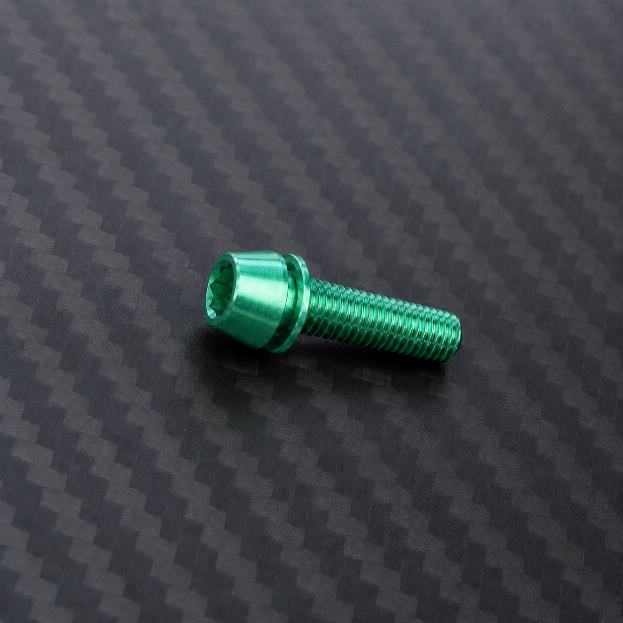 M5 Titanium Tapered Socket Cap Bolt – With Washer – Green