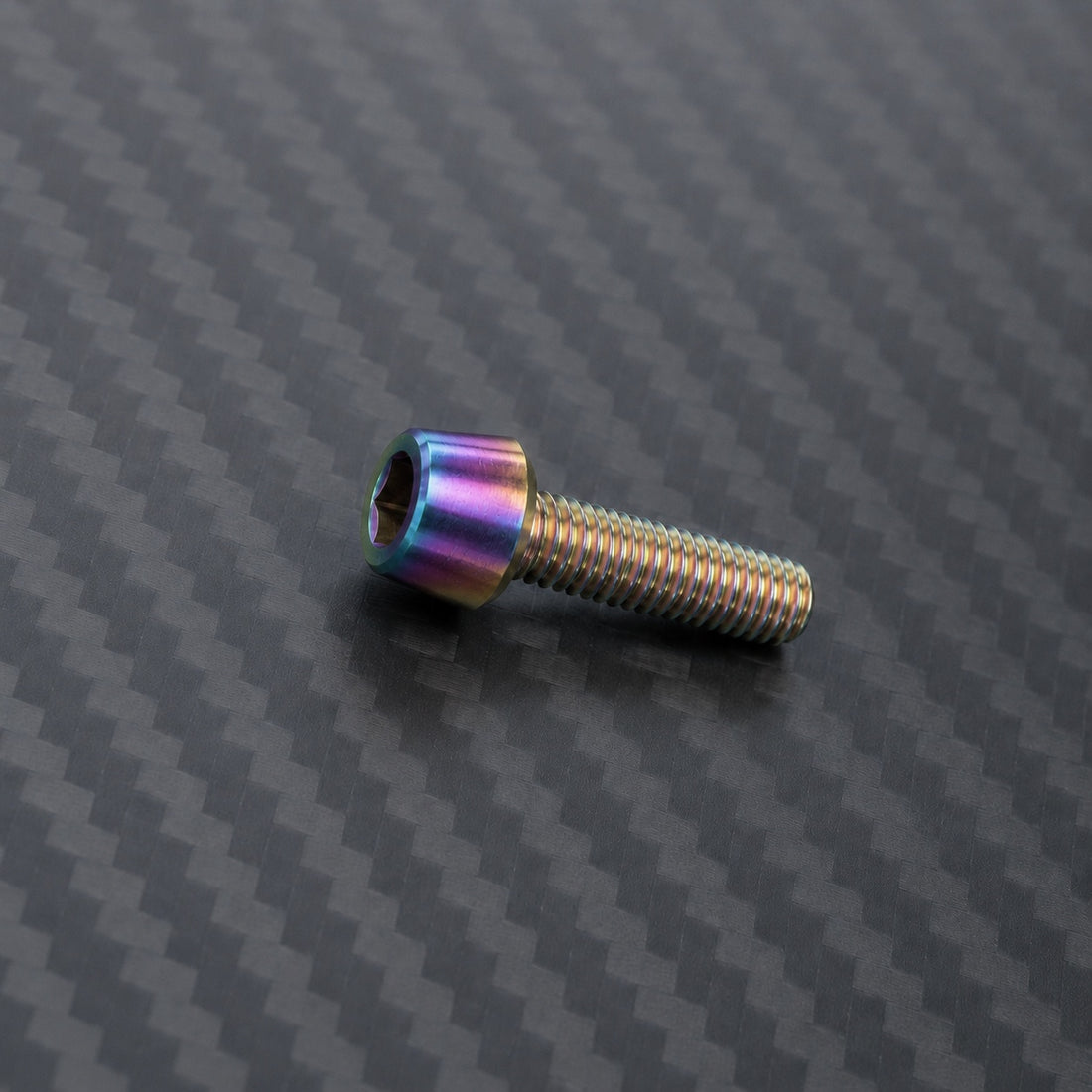 M8 Titanium Tapered Socket Cap Bolt – Rainbow