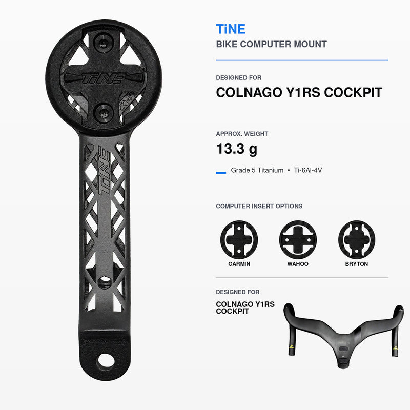 Titanium Computer Mount for Colnago CC.01 & Y1Rs