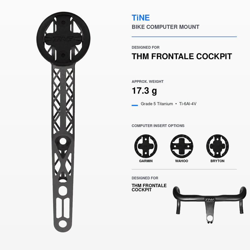 Titanium Computer Mount for THM Frontale & Tibia