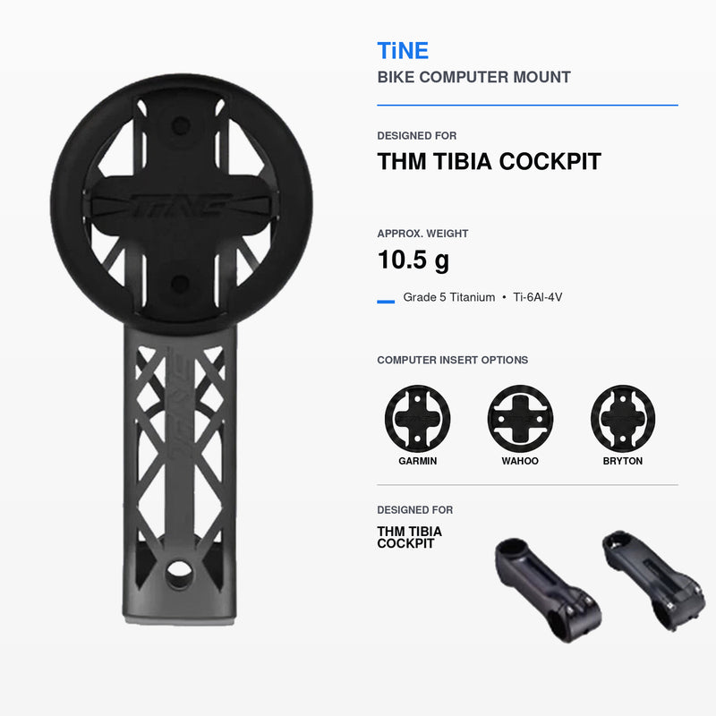 Titanium Computer Mount for THM Frontale & Tibia