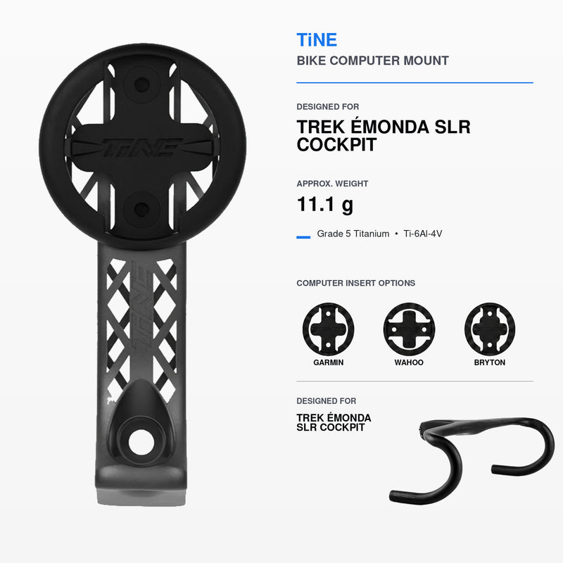 Titanium Computer Mount for Trek Madone & Émonda