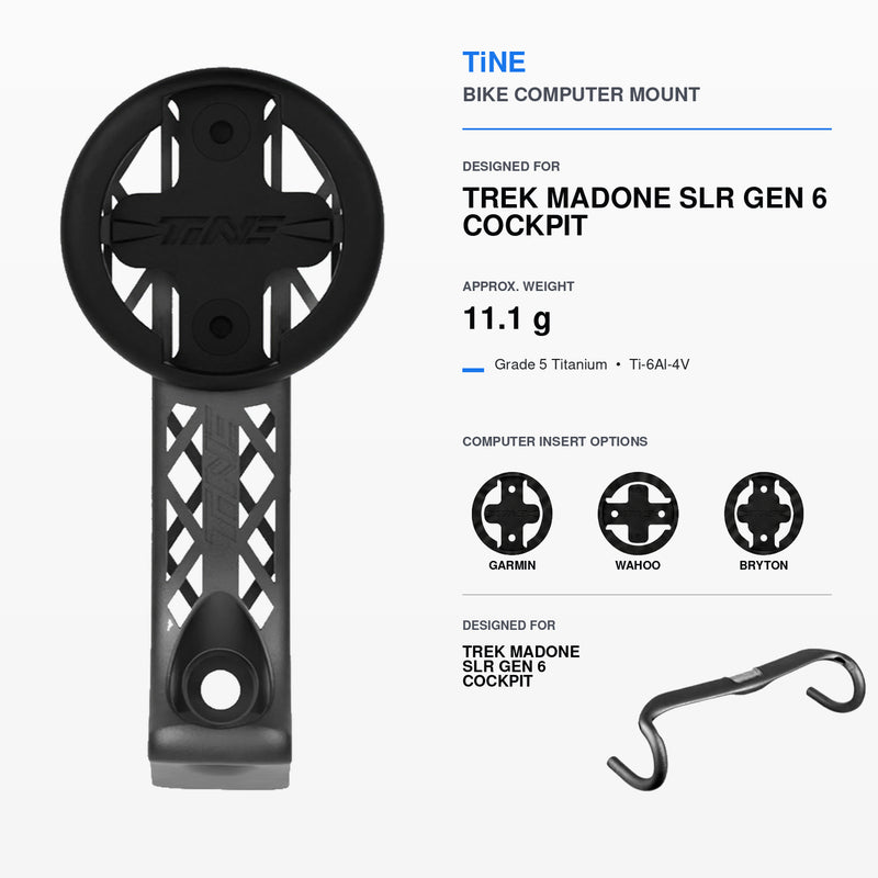 Titanium Computer Mount for Trek Madone & Émonda