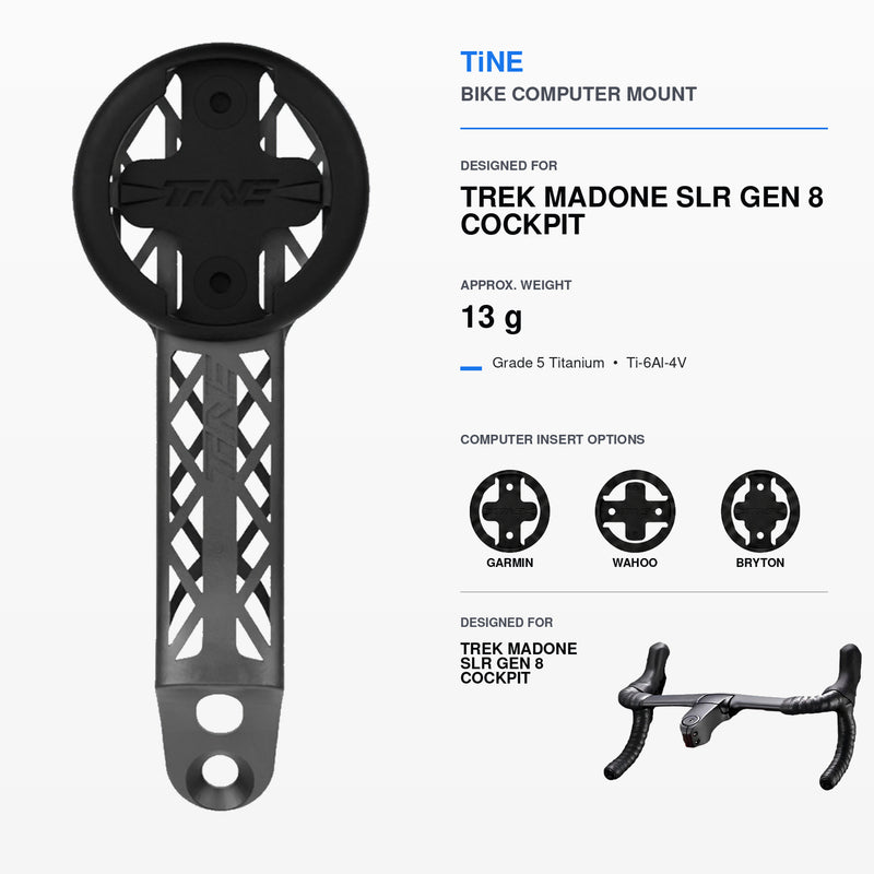 Titanium Computer Mount for Trek Madone & Émonda